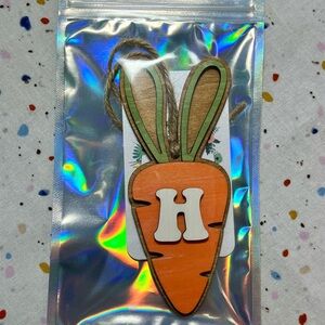 Orange Carrot Easter Basket Tag
